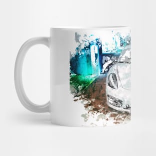 Cayman Porsche - Watercolour Mug